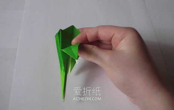 怎么手工折纸千纸鹤的折法步骤图- www.aizhezhi.com