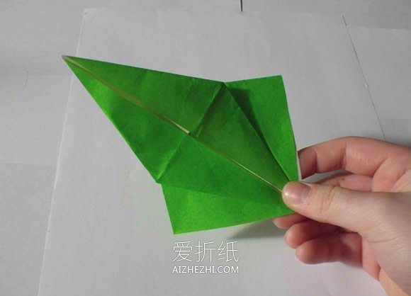 怎么手工折纸千纸鹤的折法步骤图- www.aizhezhi.com