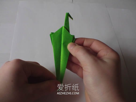怎么手工折纸千纸鹤的折法步骤图- www.aizhezhi.com