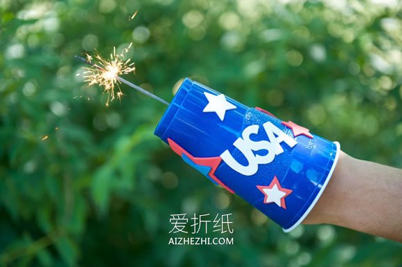 怎么做国庆节装饰品 儿童美国国庆节手工制作- www.aizhezhi.com