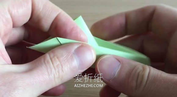 怎么折纸忍者之星飞镖 四角忍者飞镖折法图解- www.aizhezhi.com