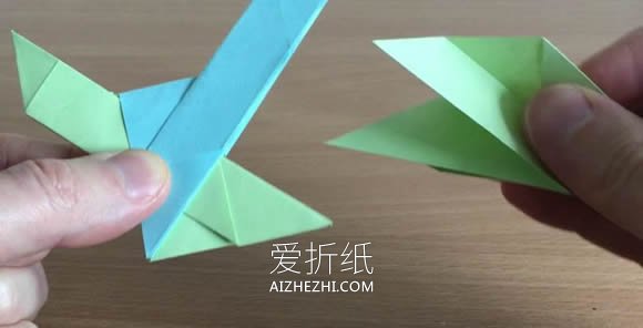 怎么折纸忍者之星飞镖 四角忍者飞镖折法图解- www.aizhezhi.com