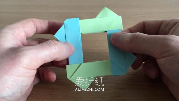 怎么折纸忍者之星飞镖 四角忍者飞镖折法图解- www.aizhezhi.com