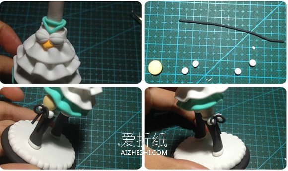 怎么做龙之谷弓箭手 超轻粘土制作女生图解- www.aizhezhi.com