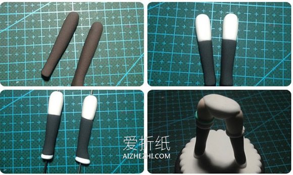 怎么做龙之谷弓箭手 超轻粘土制作女生图解- www.aizhezhi.com