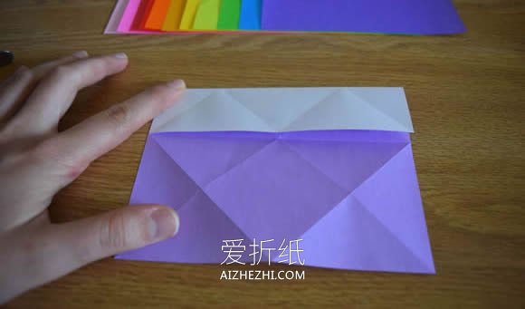 怎么折纸无限翻烟花的折法步骤图解- www.aizhezhi.com