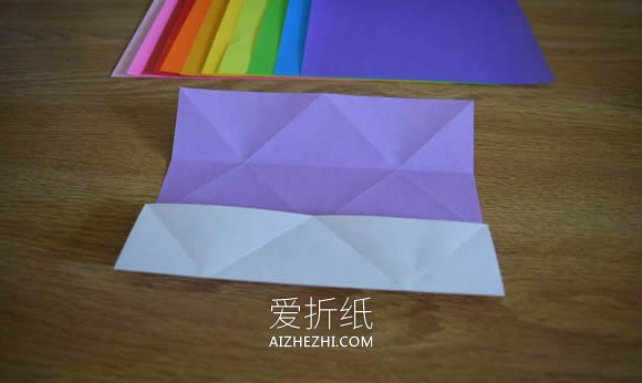 怎么折纸无限翻烟花的折法步骤图解- www.aizhezhi.com