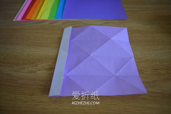 怎么折纸无限翻烟花的折法步骤图解- www.aizhezhi.com