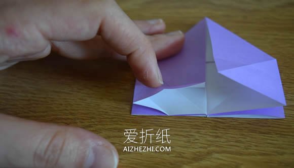 怎么折纸无限翻烟花的折法步骤图解- www.aizhezhi.com