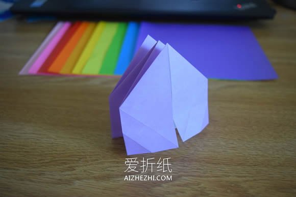 怎么折纸无限翻烟花的折法步骤图解- www.aizhezhi.com