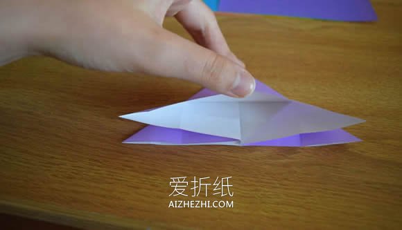 怎么折纸无限翻烟花的折法步骤图解- www.aizhezhi.com