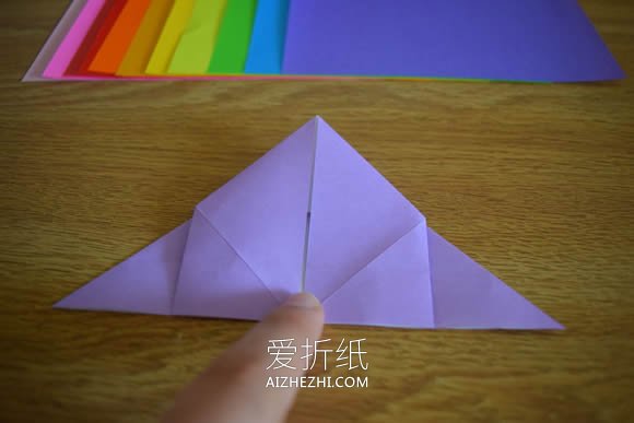 怎么折纸无限翻烟花的折法步骤图解- www.aizhezhi.com