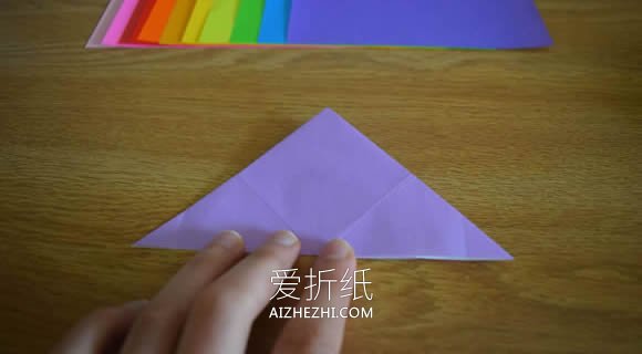 怎么折纸无限翻烟花的折法步骤图解- www.aizhezhi.com