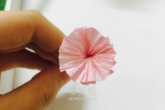 怎么做皱纹纸满天星花的手工制作图解教程- www.aizhezhi.com