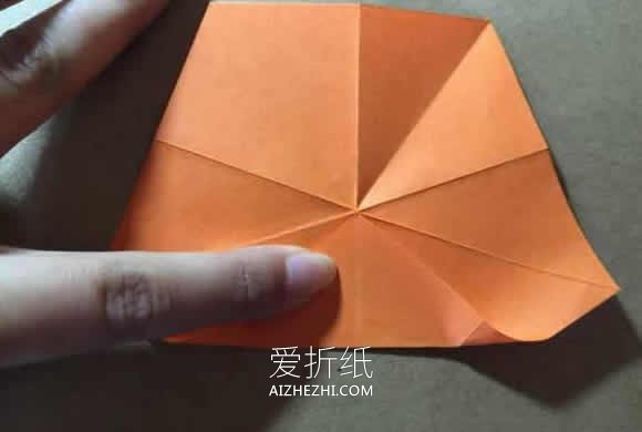 怎么手工折纸樱花星的折法图解教程- www.aizhezhi.com