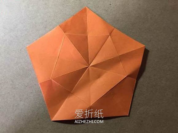 怎么手工折纸樱花星的折法图解教程- www.aizhezhi.com