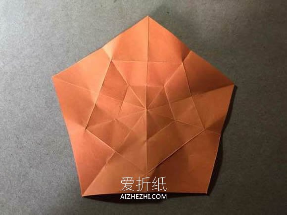 怎么手工折纸樱花星的折法图解教程- www.aizhezhi.com