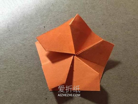 怎么手工折纸樱花星的折法图解教程- www.aizhezhi.com