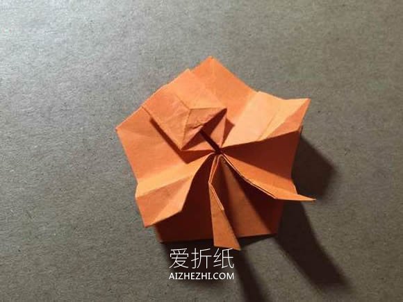 怎么手工折纸樱花星的折法图解教程- www.aizhezhi.com