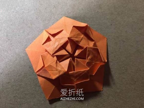 怎么手工折纸樱花星的折法图解教程- www.aizhezhi.com