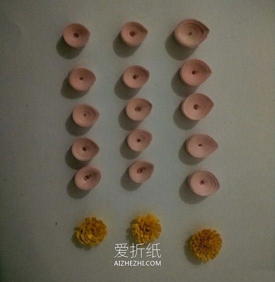 怎么做衍纸桃花的手工制作教程- www.aizhezhi.com