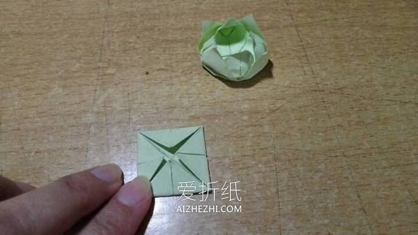 怎么手工折纸八瓣莲花的折法图解步骤- www.aizhezhi.com