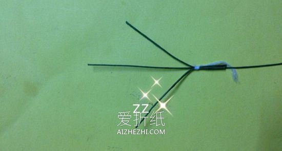 怎么用皱纹纸做牵牛花的手工制作教程- www.aizhezhi.com