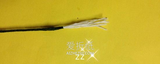 怎么用皱纹纸做牵牛花的手工制作教程- www.aizhezhi.com