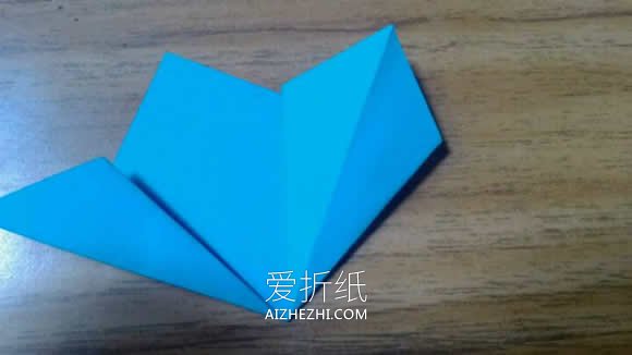 怎么简单手工折纸立体五瓣花的方法图解- www.aizhezhi.com