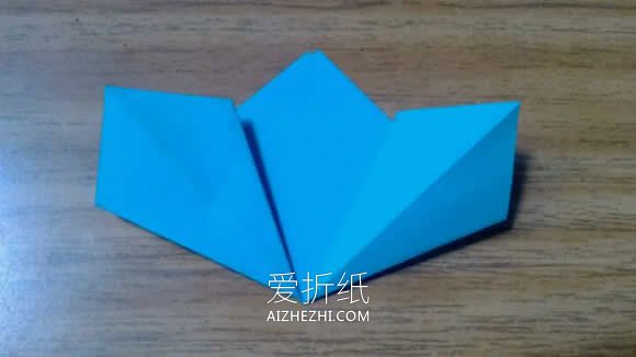 怎么简单手工折纸立体五瓣花的方法图解- www.aizhezhi.com