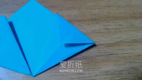 怎么简单手工折纸立体五瓣花的方法图解- www.aizhezhi.com