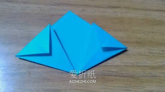 怎么简单手工折纸立体五瓣花的方法图解- www.aizhezhi.com
