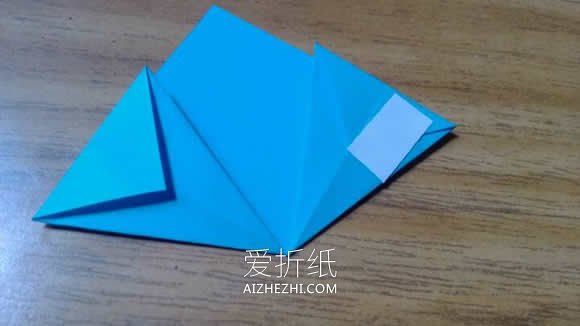 怎么简单手工折纸立体五瓣花的方法图解- www.aizhezhi.com