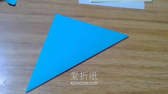 怎么简单手工折纸立体五瓣花的方法图解- www.aizhezhi.com