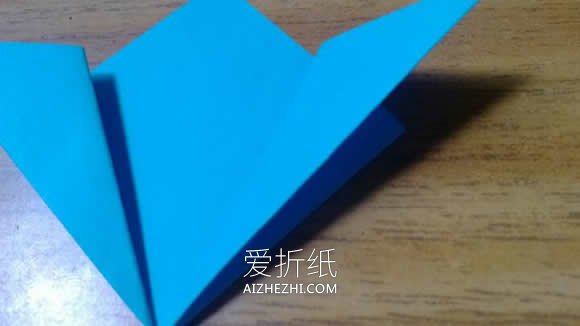 怎么简单手工折纸立体五瓣花的方法图解- www.aizhezhi.com