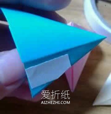 怎么简单手工折纸立体五瓣花的方法图解- www.aizhezhi.com