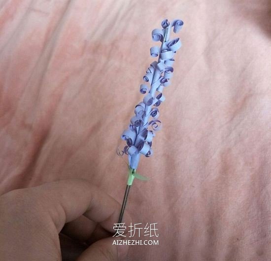 怎么简单折纸风信子花的折法图解教程- www.aizhezhi.com