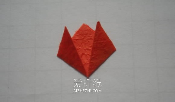 怎么简单折纸制作郁金香花拼贴画的方法图解- www.aizhezhi.com