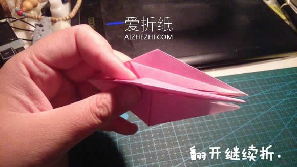 怎么折纸立体蜘蛛的折法图解- www.aizhezhi.com