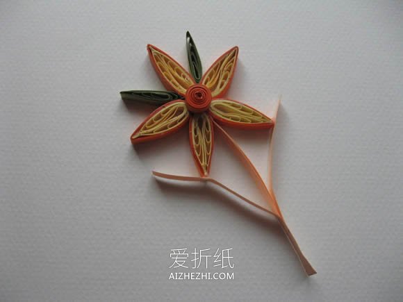 怎么简单做衍纸花的详细手工教程- www.aizhezhi.com