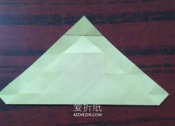 怎么手工折纸卷心玫瑰花的步骤图解- www.aizhezhi.com