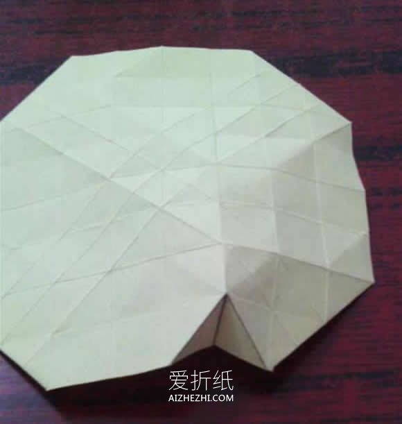 怎么手工折纸卷心玫瑰花的步骤图解- www.aizhezhi.com