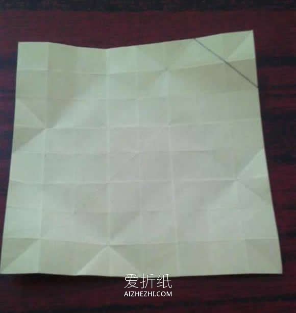 怎么手工折纸卷心玫瑰花的步骤图解- www.aizhezhi.com