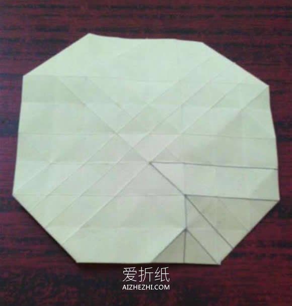 怎么手工折纸卷心玫瑰花的步骤图解- www.aizhezhi.com