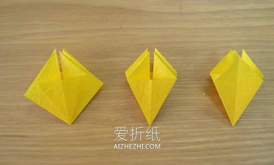 怎么手工折纸球体花球的折法图解- www.aizhezhi.com