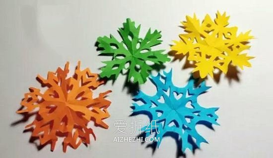 美丽雪花窗花的剪法图解教程- www.aizhezhi.com