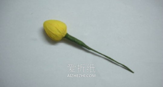 怎么用皱纹纸做蝴蝶兰的手工教程图解- www.aizhezhi.com