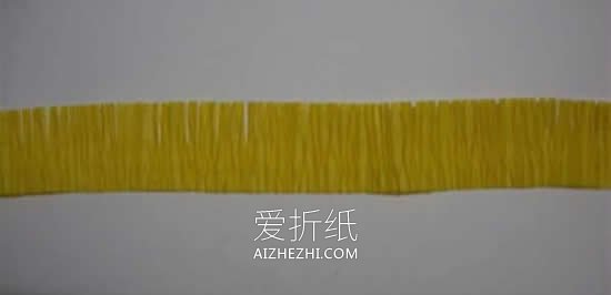 怎么用皱纹纸手工制作波斯菊的图解教程- www.aizhezhi.com