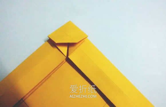 怎么折纸正方形四叶草礼品盒的折法图解- www.aizhezhi.com