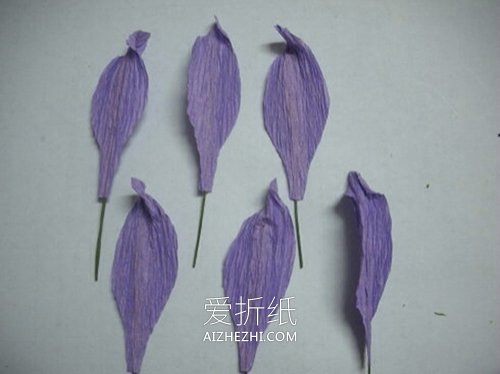 怎么做皱纹纸百子莲花的方法教程- www.aizhezhi.com